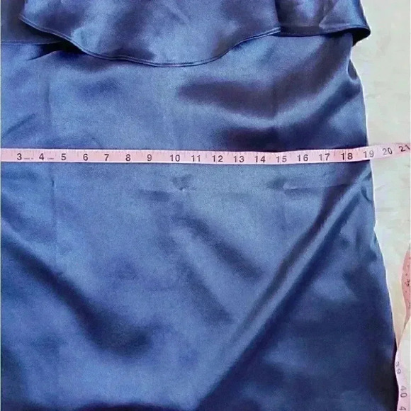 Urban Outfitters kimchi navy satin mini dress size medium NWT - Picture 9 of 13
